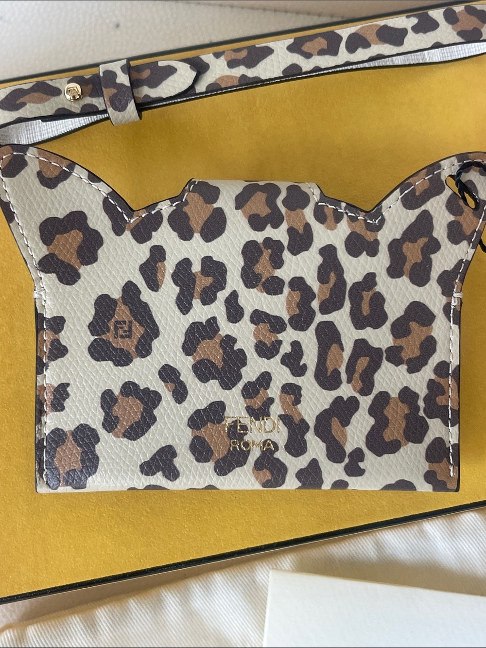 Fendi Best Friends Forever Animal Card Case, - Picture 3 of 8